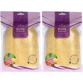 Derma Naturel Loofah Kabak Havlu 2xMS-11 Banyo Eldiveni