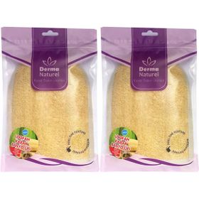 Derma Naturel Loofah Kabak Havlu 2xMS-11 Banyo Eldiveni