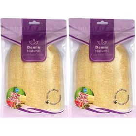 Derma Naturel Loofah Kabak Havlu 2xMS-11 Banyo Eldiveni