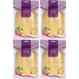 Derma Naturel Loofah Kabak Havlu 4xMS-11 Banyo Eldiveni