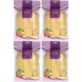 Derma Naturel Loofah Kabak Havlu 4xMS-11 Banyo Eldiveni