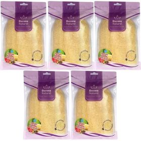 Derma Naturel Loofah Kabak Havlu 5xMS-11 Banyo Eldiveni