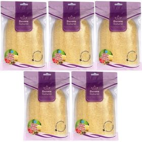 Derma Naturel Loofah Kabak Havlu 5xMS-11 Banyo Eldiveni