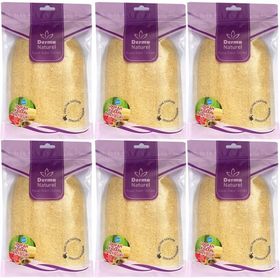 Derma Naturel Loofah Kabak Havlu 6xMS-11 Banyo Eldiveni
