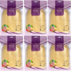 Derma Naturel Loofah Kabak Havlu 6xMS-11 Banyo Eldiveni
