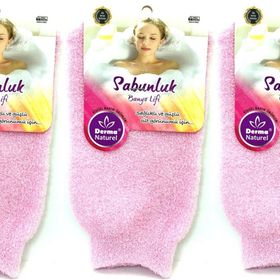 Derma Naturel MS-30 3'lü Sabunlu Banyo Lifi
