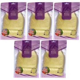 Derma Naturel Palmiye Lifi Örme 5xMS-04 Banyo Eldiveni