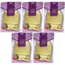Derma Naturel Palmiye Lifi Örme 5xMS-04 Banyo Eldiveni