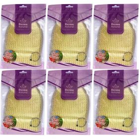 Derma Naturel Palmiye Lifi Örme 6xMS-04 Banyo Eldiveni