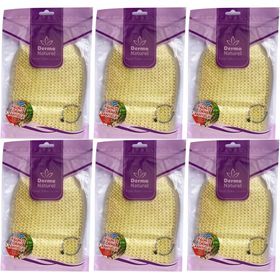 Derma Naturel Palmiye Lifi Örme 6xMS-04 Banyo Eldiveni