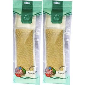 Derma Naturel Palmiye Örme İpli 8x24 cm 2'li Banyo Kemeri