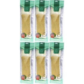 Derma Naturel Palmiye Örme İpli 8x24 cm 6'lı Banyo Kemeri