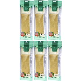 Derma Naturel Palmiye Örme İpli 8x24 cm 6'lı Banyo Kemeri