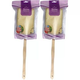 Derma Naturel Palmiye Örme Sopalı 2xMS-09 Banyo Sırt Lifi