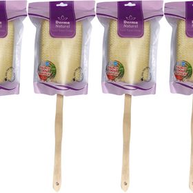 Derma Naturel Palmiye Örme Sopalı 6xMS-09 Banyo Sırt Lifi