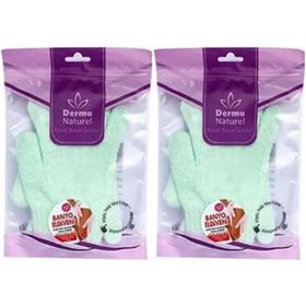 Derma Naturel Parmaklı 2xMS-23 Banyo Eldiveni