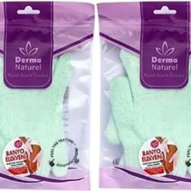 Derma Naturel Parmaklı 2xMS-23 Banyo Eldiveni