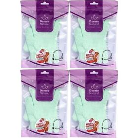 Derma Naturel Parmaklı 4xMS-23 Banyo Eldiveni