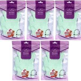 Derma Naturel Parmaklı 5xMS-23 Banyo Eldiveni