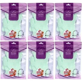 Derma Naturel Parmaklı 6xMS-23 Banyo Eldiveni