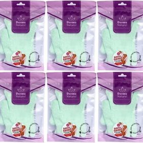 Derma Naturel Parmaklı 6xMS-23 Banyo Eldiveni