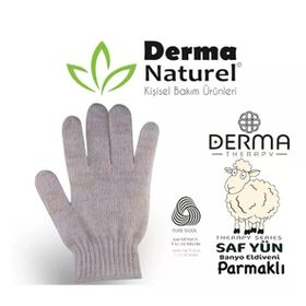 Derma Naturel Therapy Saf Yün Parmaklı T-478 Banyo Eldiveni