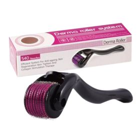 Derma Roller 540 Titanyum İğneli 0.5 mm Saç Cilt Yüz Tarak