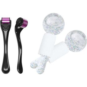 Derma Roller 540 Titanyum İğneli 0.5 mm Saç Cilt Yüz Tarak