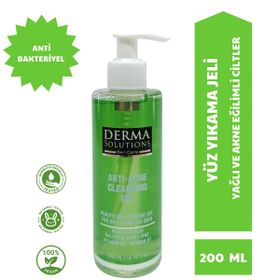 Derma Solutions 200 ml Anti Acne Gel Temizleme Jeli