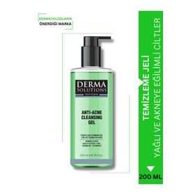 Derma Solutions 200 ml Anti Acne Gel Temizleme Jeli