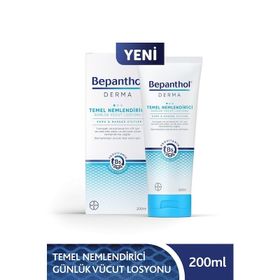 Derma Temel Nemlendirici Kuru ve Hassas Ciltler 200 ml Günlük Vücut Losyonu