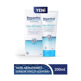 Derma Temel Nemlendirici Kuru ve Hassas Ciltler 200 ml Günlük Vücut Losyonu