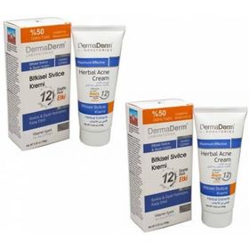 Dermaderm 2x100 gr Bitkisel Sivilce ve Siyah Nokta Kremi