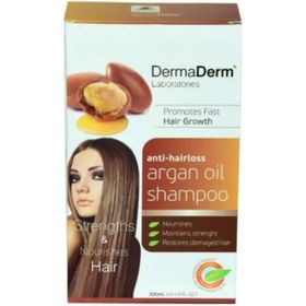 Dermaderm 300 ml Saç Dökülmesine Karşı Argan Özlü Şampuan