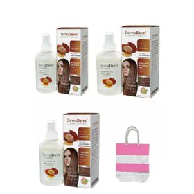 Dermaderm 3x250 ml Argan Özlü Saç Bakım Sütü