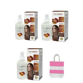 Dermaderm 3x250 ml Argan Özlü Saç Bakım Sütü