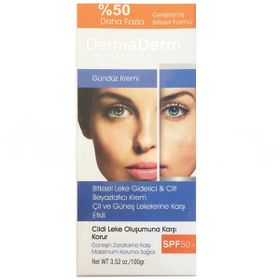 Dermaderm Bitkisel Leke Giderici Renk Açıcı 100 gr Gündüz Kremi