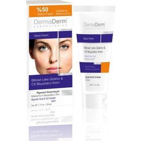 Dermaderm Bitkisel Leke ve Çil 100 gr Gece Kremi