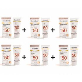 Dermaderm Sun Protection SPF 50 100 ML 6 Adet Güneş Kremi