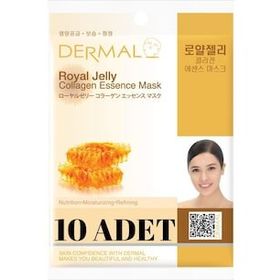 Dermal 10 Adet Arı Sütü Özlü Kolajen Maskesi