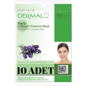 Dermal 10x23 gr Bitki Özlü Kolajen Yüz Maskesi
