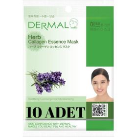 Dermal 10x23 gr Bitki Özlü Kolajen Yüz Maskesi