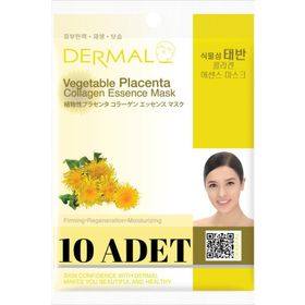Dermal 10x23 gr Bitki Plesantası Özlü Kolajen Yüz Maskesi