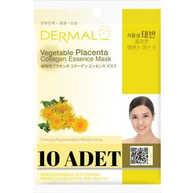 Dermal 10x23 gr Bitki Plesantası Özlü Kolajen Yüz Maskesi