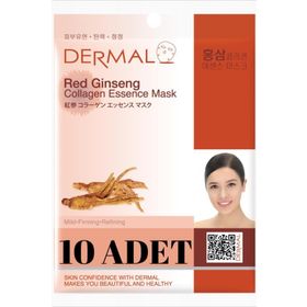 Dermal 10x23 gr Kırmızı Ginseng Özlü Kolajen Maskesi