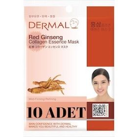 Dermal 10x23 gr Kırmızı Ginseng Özlü Kolajen Maskesi