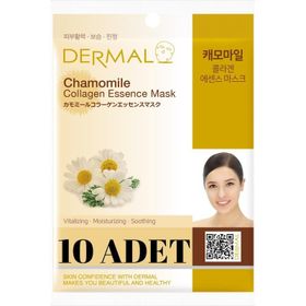 Dermal 10x23 gr Papatya Özlü Kolajen Yüz Maskesi