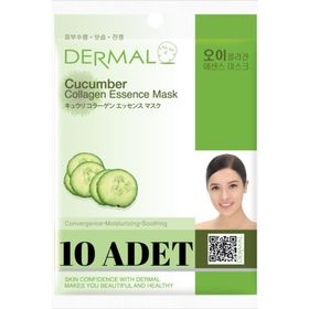 Dermal 10x23 gr Salatalık Özlü Kolajen Maskesi