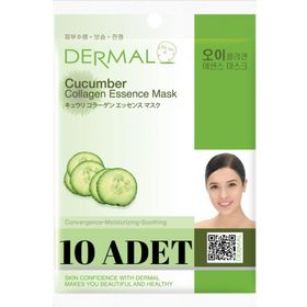 Dermal 10x23 gr Salatalık Özlü Kolajen Maskesi