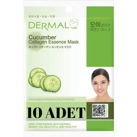 Dermal 10x23 gr Salatalık Özlü Kolajen Maskesi
